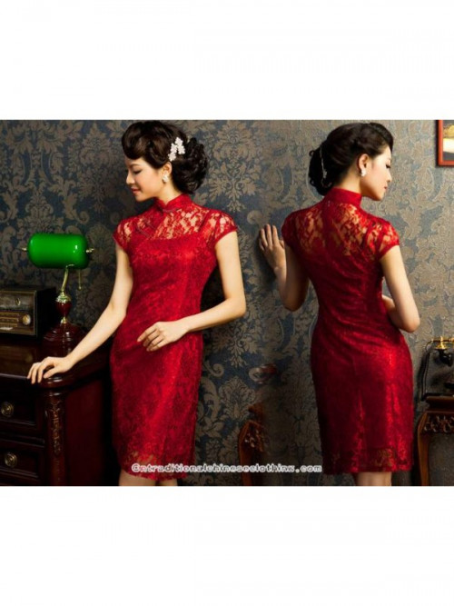 https://www.cntraditionalchineseclothing.com/burgundy-red-floral-lace-modern-qipao-short-chinese-cheongsam-dress.html