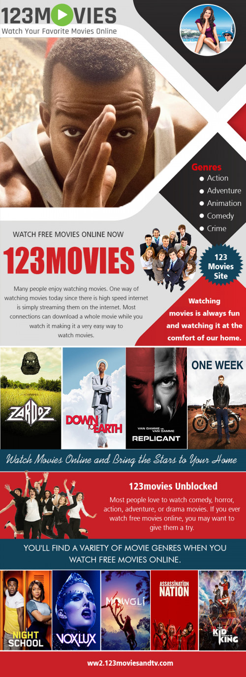 Watch free movies online for free and update about latest drama releases at https://ww2.123moviesandtv.com/tv-shows/

Movies : 

123movies movies
123 movies unblocked
123 movies site
watch free movies online for free
watch free movies online now	
watch latest movies online free

The sites often ask viewers to take surveys to watch movies online. That is how they put up with the costs. Alternatively, they may host ads on their site. However, there are many sites which perform covert activities under cover of being a movie site. They may install harmful software like spyware and malware on your computer to steal valuable information from your computer and generate spam. Watch free movies online for free with the monthly subscription package. 

Address: Rägetenstrasse 85

8372 Horben bei Sirnac, Switzerland

Phone : 044 789 94 56

Social Links : 
http://www.alternion.com/users/moviesnewsite/
https://en.gravatar.com/123moviessites
https://www.pinterest.com/123moviessite/
https://padlet.com/123moviessite