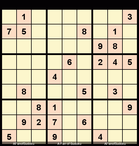 Pair
Guardian Sudoku 4267 Hard January 12, 2019