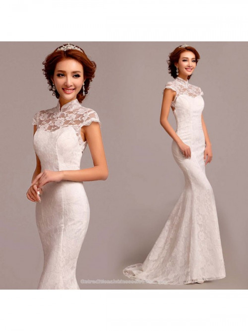 https://www.cntraditionalchineseclothing.com/cap-sleeve-mandarin-collar-mermaid-red-lace-chinese-wedding-dress.html