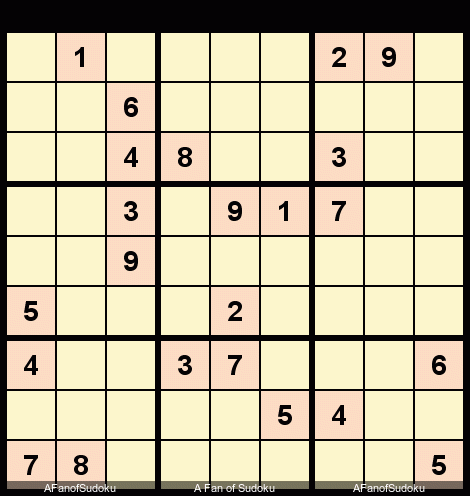 Triple Subsets
Pointing Pairs
Locked Candidate Pointing
New York Times Sudoku Hard January 14, 2019