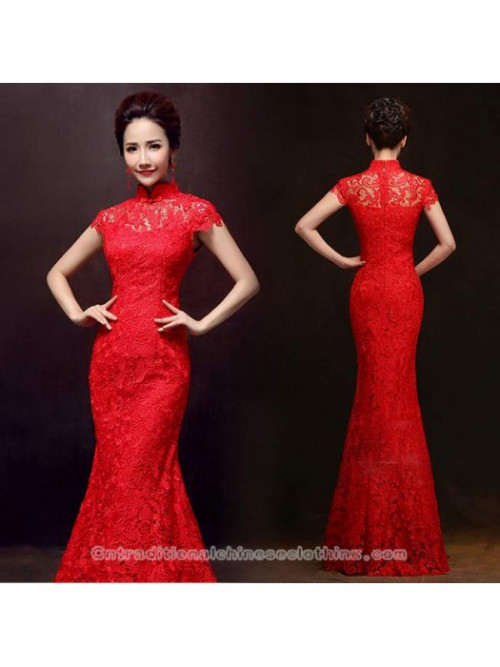 https://www.cntraditionalchineseclothing.com/cap-sleeve-red-lace-mermaid-cheongsam-chinese-bridal-dress.html