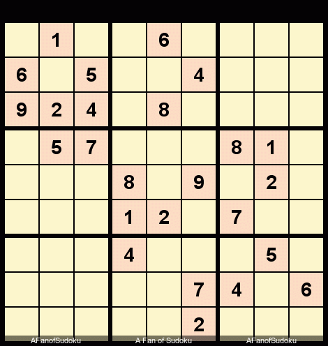 Triple Subset
New York Times Sudoku Hard December 15, 2018