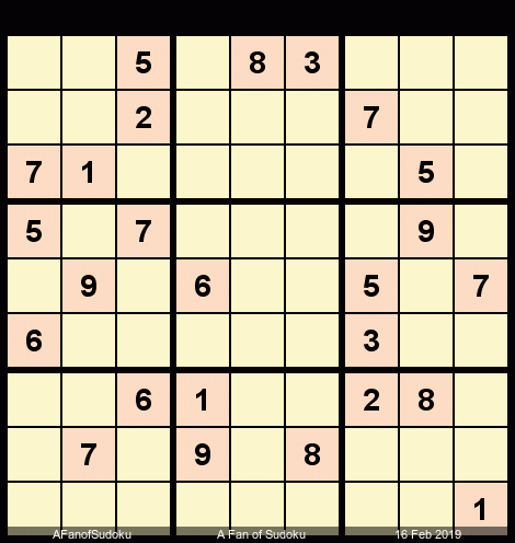 Hidden Pair
Pointing Pair
Claiming Pair  
New York Times Sudoku Hard February 16, 2019