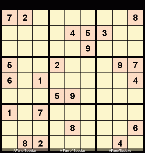 Triple Subset
New York Times Sudoku Hard November 16, 2018