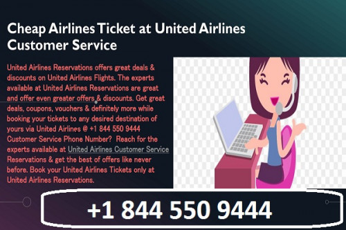 In case you're searching for United Airline toll-free number, look at United Airlines Reservations Phone Number travel assets. We present to you the rundown of United Airlines Customer Service Phone number +1 (844) 550 9444. Visit at https://united.airlines-customerservice.com/