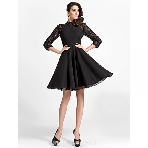 https://www.formalgownaustralia.com/australia-cocktail-party-dress-black-plus-sizes-dresses-petite-a-line-princess-high-neck-short-knee-length-chiffon-lace.html