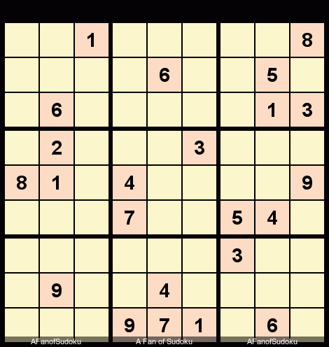 Pair
New York Times Sudoku Hard November 19, 2018