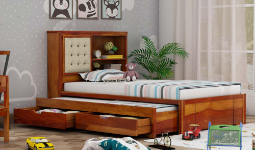 Have a look at best and classy trundle bed design online at Wooden Street. They have many splendid designs that will add a royal touch to your space.
Get more breath taking designs at - https://www.woodenstreet.com/trundle-bed-design