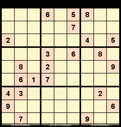 Triple Subset
New York Times Sudoku Hard February 21, 2019