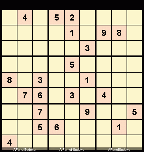 Triple Subset
New York Times Sudoku Hard September 21, 2018
