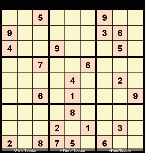 Triple Subset
Hidden Pair
New York Times Sudoku Hard March 23, 2019