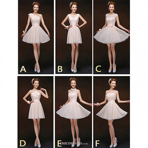 https://www.chicdresses.co.uk/mix-and-match-dresses-shortmini-chiffon-and-lace-6-styles-bridesmaid-dresses-2840149.html  <a href="https://www.chicdresses.co.uk" target="_blank" >chicdresses.co.uk</a>