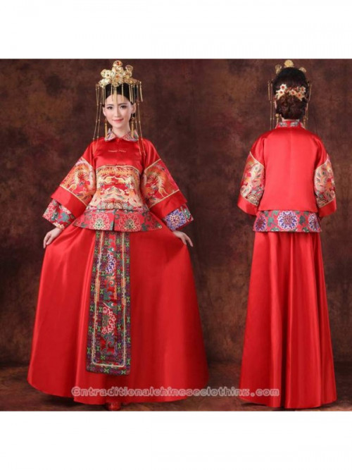 https://www.cntraditionalchineseclothing.com/double-phoenix-floor-length-a-line-traditional-red-chinese-wedding-dress.html  <a href="https://www.cntraditionalchineseclothing.com" target="_blank" >cntraditionalchineseclothing.com</a>