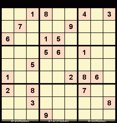 Triple Subsets
New York Times Sudoku Hard March 27, 2019