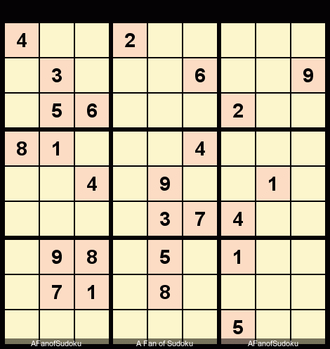 Triple Subset
New York Times Sudoku Hard September 28, 2018