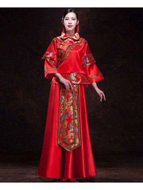 https://www.cntraditionalchineseclothing.com/embroidered-collar-cheongsam-dress-toast-clothing-trailing-bridal-wedding-gown-chinese-traditional-dresses.html