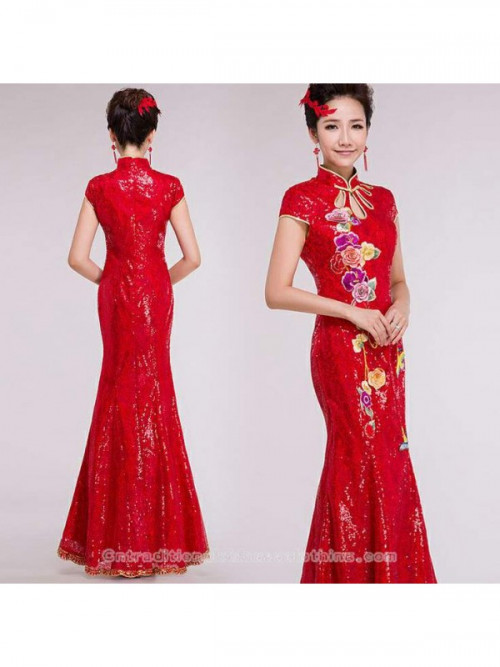 https://www.cntraditionalchineseclothing.com/embroidered-floral-red-sequins-mandarin-collar-modern-qipao-floor-length-mermaid-chinese-cheongsam-bridal-wedding-dress.html