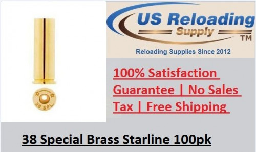 38 Special Brass For Sale, Starline. FREE Shipping and bulk discounts on bullets and brass. Bulk Packaged, 100/pk.
https://www.usreloadingsupply.com/38-special-brass-starline