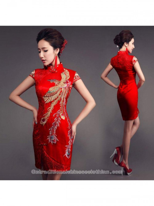 https://www.cntraditionalchineseclothing.com/embroidered-phoenix-lace-cheongsam-red-satin-chinese-bridal-wedding-dress.html
