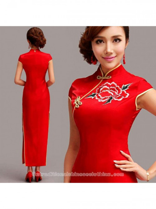 https://www.cntraditionalchineseclothing.com/embroidery-peony-floral-brocade-long-qipao-chinese-red-cheongsam-bridal-wedding-dress.html