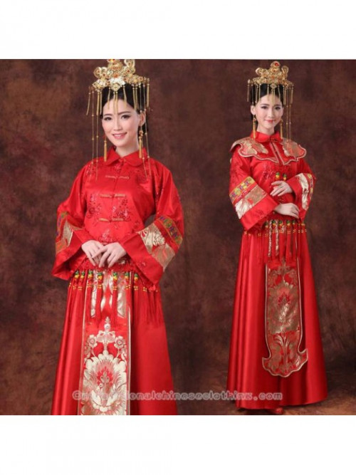 https://www.cntraditionalchineseclothing.com/floral-brocade-chinese-knots-traditional-red-chinese-wedding-dress.html
