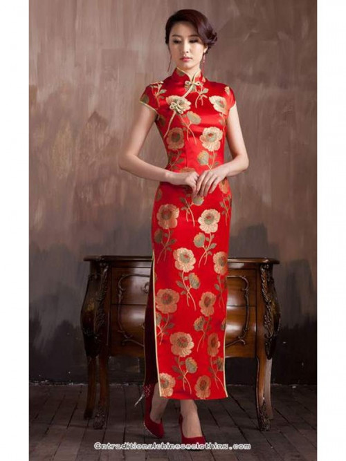 https://www.cntraditionalchineseclothing.com/floral-brocade-red-cheongsam-chinese-traditional-bridal-wedding-wedding-dress.html