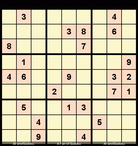 Pair
New York Times Sudoku Hard February 5, 2019