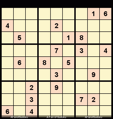 Hidden Pair
Pair
New York Times Sudoku Hard November 5, 2018