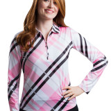 900462-SolCool-Long-Sleeve-Print-Polo-Highlands-PINK-SanSoleil-UV-50-SPF-50-UPF-50-New-3