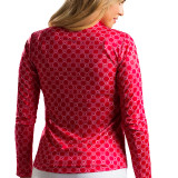 900462-SolCool-Long-Sleeve-Print-Polo-Honeycomb-RED-SanSoleil-UV-50-SPF-50-UPF-50-NEW-2