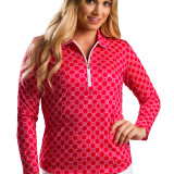 900462-SolCool-Long-Sleeve-Print-Polo-Honeycomb-RED-SanSoleil-UV-50-SPF-50-UPF-50-NEW-3