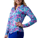 900462-SolCool-Print-Zip-Polo.-Lola-Floral-Print.-SanSoleil-428-UV50