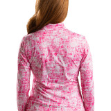 900463-SolCool-Long-Sleeve-Print-Zip-Mock-blitz-HOT-PINK-SanSoleil-UV-50-SPF-50-UPF-50-NEW-2