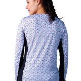 900470-Print-Panel-Sport-Crew-neck.-Rose-Drink-Print-with-Black.-SanSoleil-23-UV50