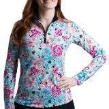 900611-SolTek-ICE-Long-Sleeve-Print-Zip-Mock-Wildflower-SanSoleil-UV-50-SPF-50-UPF-50-22-copy