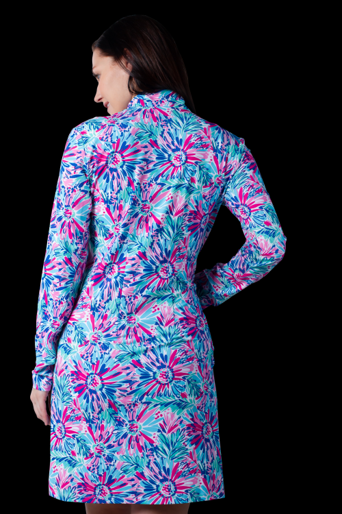 900720 C Solstyle Cool Print Sport Dress. Lola Floral Print. Sansoleil (174)