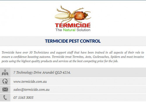 You can compare and find some of the Gold Coast's best Pest Inspection services. You can get a free quote today from Pest Inspection Gold Coast listed Contractors. We always give tremendous services to our customers. To get more knowledge about pestinspection please email info@pestinspectiongoldcoast.net.au or call us on 0755633003.
Visit us:-http://www.pestinspectiongoldcoast.net.au/