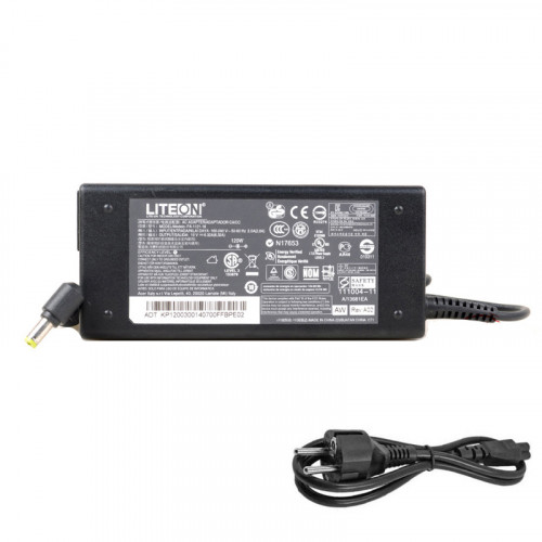 Originale Adattatore Caricabatterie Acer Aspire 8940G-724G100 120W
https://www.ialimentatore.com/index.php?main_page=product_info&products_id=65735
Informazioni sul prodotto
AC Input:100-240V / 50-60Hz
DC Output: 19V-6.32A-120W
Spina diametro esterno / interno: 5.5mm / 2.5mm no Pin
Colore: nero
Condizione articolo: Nuovo,Originale
Garanzia: 1 anno di garanzia e rimborso di 30 giorni
Il pacchetto include:
1 x Caricabatterie Acer
1 x Cavo EU-PLUG
Modello compatibile:
F1454A PA-1121-04 Acer, AP.12001.009 Acer, 25.10046.151 Acer, AP.12001.008 Acer, AP.12001.003 Acer, A15-120P1A Acer, AP.12003.004 Acer,