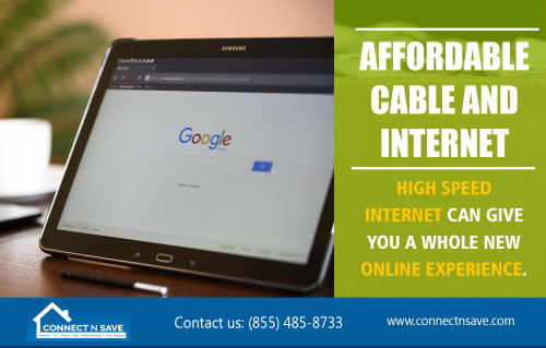 Advantages to Using Best Internet Provider at http://connectnsave.com/spectrum-offers/
Cable companies were one of the first to experience a downturn in profit margins when consumers realized they needed to tighten their pockets. Brainstorming how they could provide added value to their service and prevent the loss of clients, successful companies integrated cable and internet services into one bundled package. By doing Best Internet Provider, they realized that the smart consumer would decide to keep the services when offered a reasonable price.
My Social :
https://www.pinterest.com/affordableinternet/
https://vimeo.com/affordableinternet
http://www.dailymotion.com/affordableinternet
http://www.apsense.com/brand/connectnsave

Affordable Home Internet

Scottsdale, Arizona USA 85255
Phone : +1(855) 485-8733
Email : connectnsave@outlook.com
Website : http://connectnsave.com/

Deals In.....
High Speed Internet Options
Home Security Monitoring Service
Home Alarm System Companies
Wireless Home Security Systems
Affordable Cable And Internet
Unlimited High Speed Internet Providers
Best Cable TV Deals
Cell Phone Alarm System