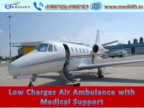 Get the benefits of the Medilift low charges and ICU emergency commercial airlines and charter aircraft Air Ambulance Service in Ranchi and Kolkata. We provide the quickest emergency Air Ambulance with a doctor and medical support team.
https://goo.gl/SjJxjm
https://goo.gl/1W8njF