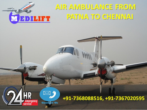 Medilift Air Ambulance from Patna to Chennai is the most reliable emergency-based air ambulance service provider to your pocket budget. We render the privately chartered aircraft and commercial airlines with full hi-tech medical evacuation service facilities serving 24*7 hours without delay anytime and anywhere. We conduct t the bed to bed patient shifting service from one point to another point.

Website: http://www.medilift.in/air-ambulance-patna-to-chennai/