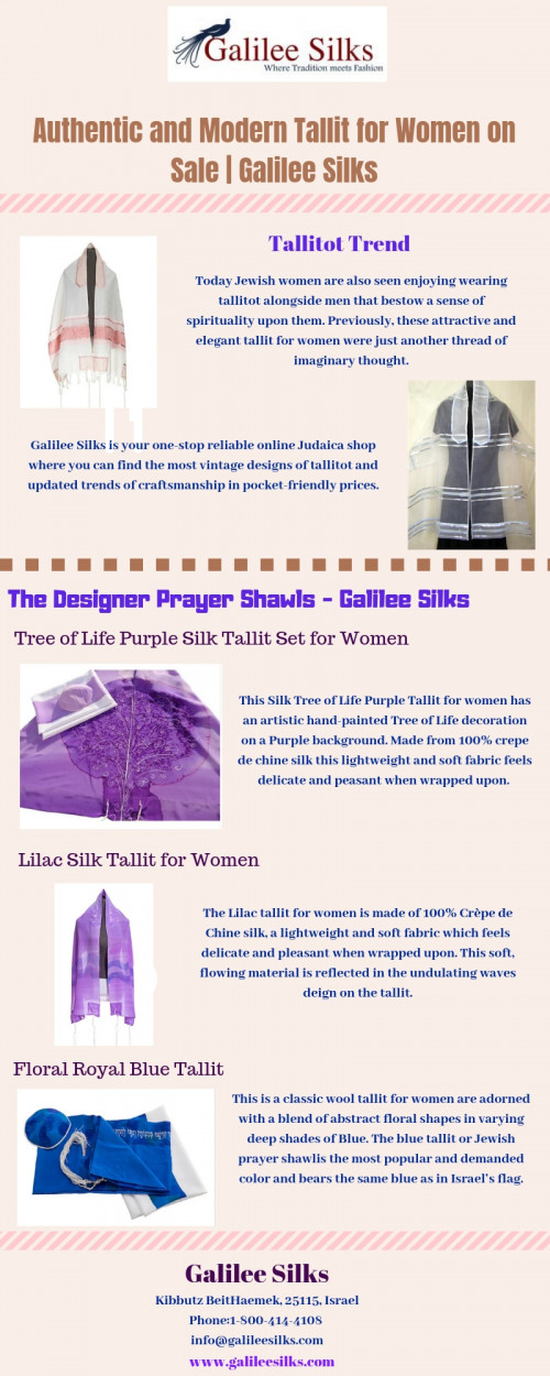 Are you looking for a brand new Tallit? Take a look at these modern and authentic Jewish prayer shawls that will last you for a long time. For more details, visit this link: https://bit.ly/2UDdrr3
