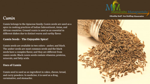 Benefits Of Cumin