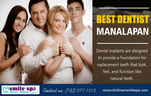 How To Choose An Emergency Dentist in Manalapan at https://www.drsilmansmilespa.com/contact-us/

Products/Services–  :	general dentistry, cosmetic dentistry, oral hygiene, porcelain veneers, dental implants, bridges, family dentistry

Year Established:	2002

Emergency dentists attend to you without keeping you waiting. It is important because it enables the crisis to resolve soon enough so that further damage can be prevented. The sooner the problem is looked after; the less will be the chances of any later botheration. There are a lot of people who neglect their visits to an Emergency Dentist in Manalapan and keep them for later. What they fail to understand is this that it could aggravate the situation and cause more pain. It is needless to say, the graver the problem, the more would be your medical bills.

For more information about our services click below links: 
https://amara.org/en/profiles/videos/dentistnewmanalapan/
https://rumble.com/user/dentistnewmanalapan/
https://www.reddit.com/user/dentistnewmanalapan
https://archive.org/details/@dentistnewmanalapan
https://www.plurk.com/dentistnewmanalapan
https://www.thinglink.com/dentistnewmanala/videos
https://snapguide.com/best-dentist-manalapan/
https://padlet.com/dentistnewmanalapan
https://socialsocial.social/user/dentistnewmanalapan/
https://www.houzz.com/projects/5622165

Contact Us:     Dr Silman Smile Spa
270 Route 9 North, Manalapan Township, NJ 07726, USA
Phone Number:	(732) 577 1515
Fax:		732 577 1515
Website:	https://www.drsilmansmilespa.com/contact-us/
Email Address:	drsilmannj@gmail.com

Hours of Operation:	Mon 9.30am-6.00pm tues 9.30am-8.00pm wed 9.30am-8.00pm thurs 9.30am-8.00pm fri 9.30am-4.00pm sat 8.30am-2.00pm sun closed