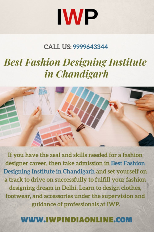 Learning has no limits. It stays till you stay. Likewise, in the fashion designing career you are not set limited to specific and compulsory education, instead, you learn every day something new. You can start your learning in this career with Best Fashion Designing Institute in Chandigarh. Keep that passion and willingness on track and learn effectively.

https://www.iwpindiaonline.com/location/chandigarh/fashion-designing-institute/