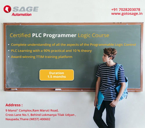 Best PLC SCADA training institute in Thane Mumbai Sage Automation