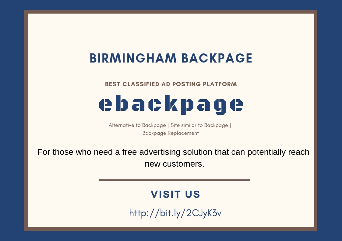 Birmingham Backpage – as the name implies, this website is a true clone of Backpage...