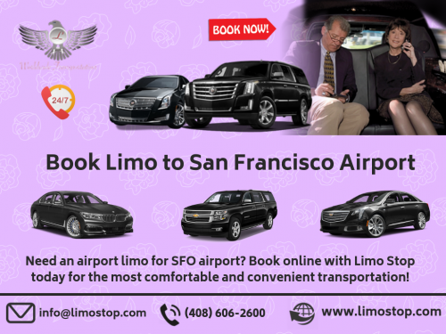 Need an airport limo for SFO airport? To book a limo you can call us at 408-606-2600 or visit our website: https://www.limostop.com/