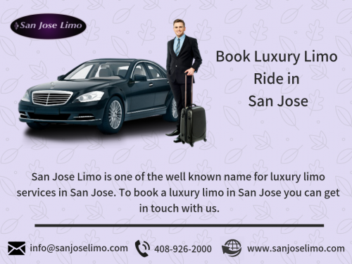 Book Luxury Limo Ride in San Jose